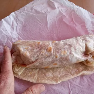 Red Chile Chicken Burrito