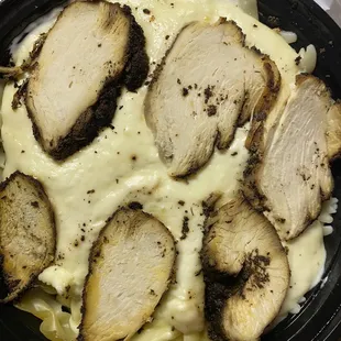 Blackened Chicken Alfredo Pasta