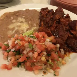 Carnitas with guajillo .  Awesome