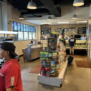 a man standing in front of the counter