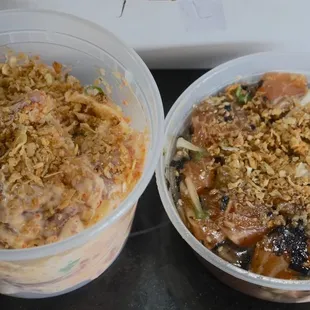 Spicy ahi &amp; Furikake salmon *8/30/22