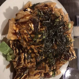 Poke Nachos Available Sundays Only