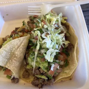 Carne asada tacos