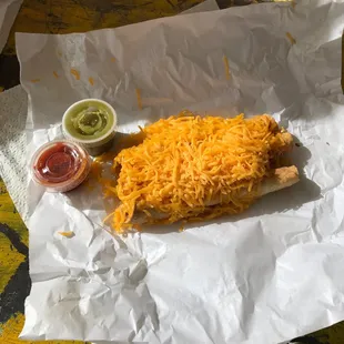 3 rolled tacos x 2. Hot n fresh.