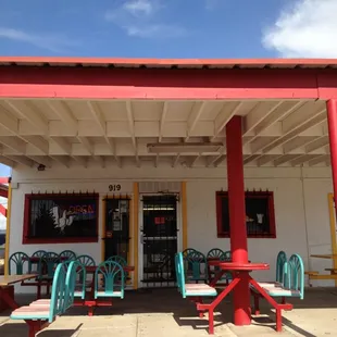 Exterior on a very hot day. It&apos;s even cuter inside.