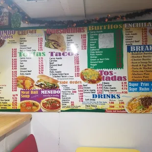 Menu October 4, 2017