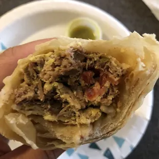 Machaca Burrito