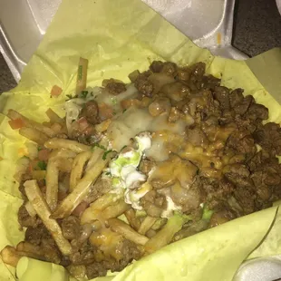 a chili cheese fries