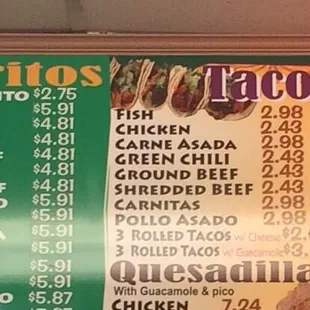 Tacos indicate traditional two tortillas but only come with one. They're pretty good though.