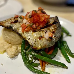 Grilled Peppercorn Swordfish