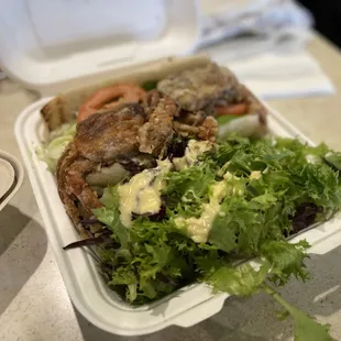 Soft Shell Crab Sand with Nalo salad