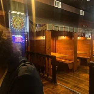 Space to hang and play darts