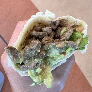 Carne asada burrito