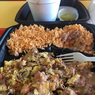 Machaca combo number 13.  I like it with the Salsa Verde.