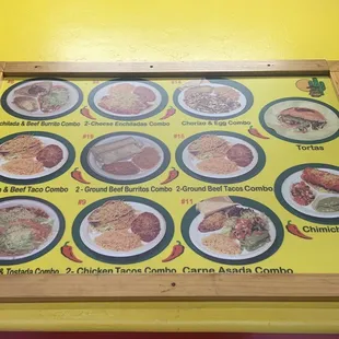 Combo menu