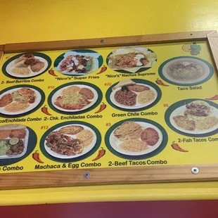 Combo menu