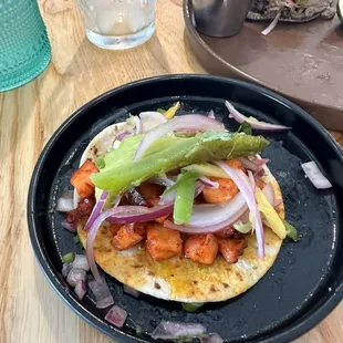 Octopus taco. Delish!