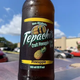 a bottle of beer on a table