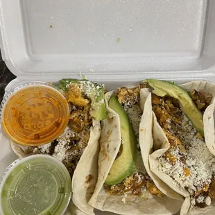 Chorizo Breakfast Tacos