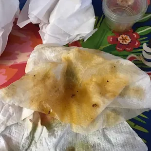 Exxon Valdez oil slick from California burrito
