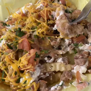 Super fries with no guacamole
