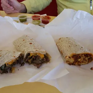 Breakfast burritos