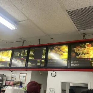menus and prices