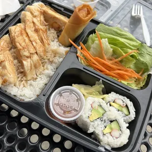 Terryaki chicken bento box