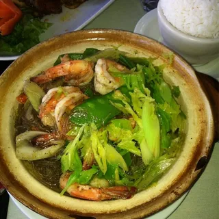 35. Thai Shrimp Clay Pot