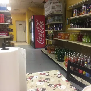 The back seating area