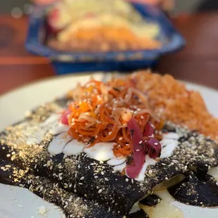 Enchiladas de Mole Negro &amp; Fish Tacos