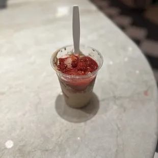 Double FC topper with bumbleberry topping