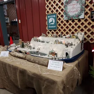 One of the displays in the store.