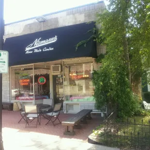 the outside of the store