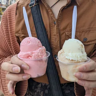 Rose petals and burnt milk