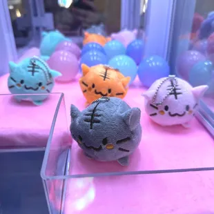 Tiger Cat Keychains. New claw prizes weekly!