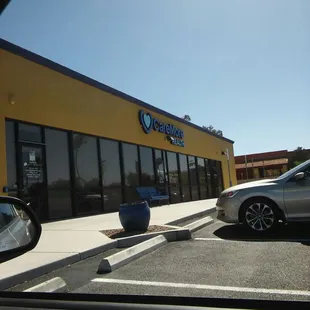 CareMore Health has changed their sign. Nifty After Fifty is on the left, still not near the handicapped parking, unfortunately. -E 6/1/18