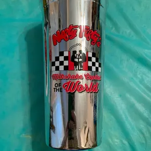 the logo on the cup