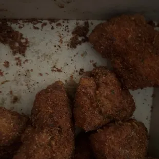 Spicy nuggets with detectable amounts of seasoning. Perfect!