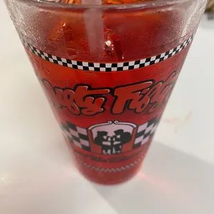 Cotton candy and bubble gum soda