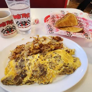 Cheese Steak Omelet