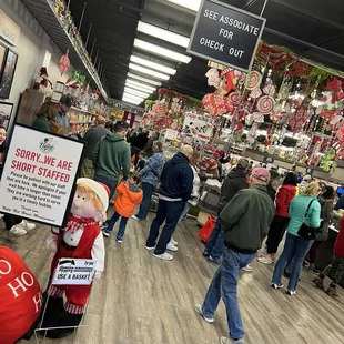 Christmas shopping for nuts!