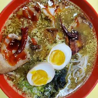 Spicy Pork Tonkotsu Pork Bone Broth Ramen