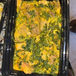 This is supposed to be vegetable efforts egusi