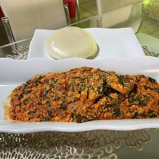 Egusi Soup Combo