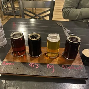 Beer flights