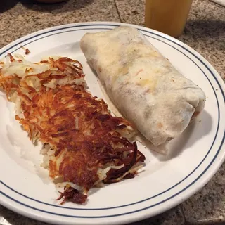 Carne Asada Breakfast Burrito