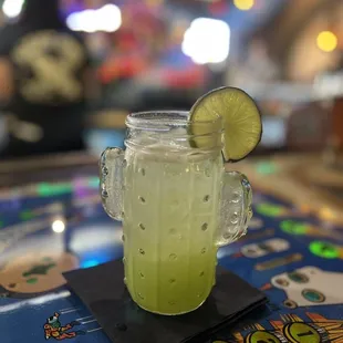 SAGUARO SLAMMER - $10 Ford's Gin, Melon Liqueur, Kiwi, Lemon, Soda