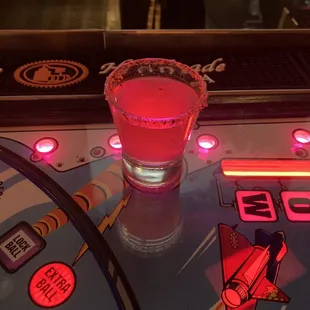 a pinball game
