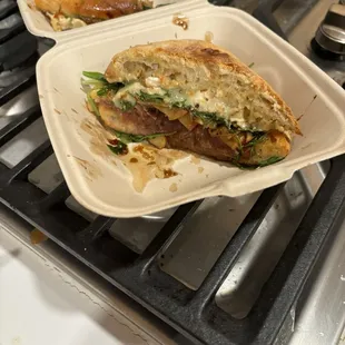 prosciutto with brie sandwich